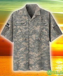 Army 2 Custom Name US Veteran Hawaii Shirt Gift For Men And Women - Army 2 Custom Name US Veteran Hawaii Shirt Gift For Men And Women