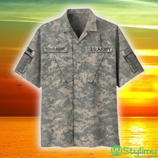 Army 2 Custom Name US Veteran Hawaii Shirt Gift For Men And Women - Army 2 Custom Name US Veteran Hawaii Shirt Gift For Men And Women