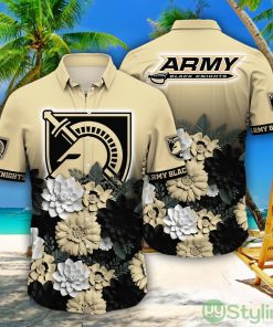 Army Black Knights NCAA3 Flower Pattern Hawaiian Shirt For Fans Product Photo 1