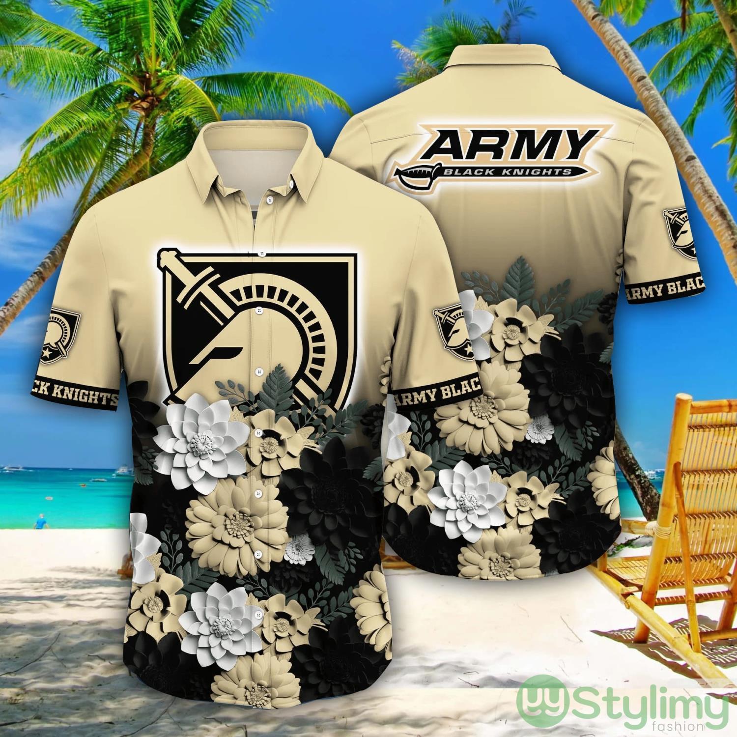 Army Black Knights NCAA3 Flower Pattern Hawaiian Shirt For Fans 1 Army Black Knights NCAA3 Flower Pattern Hawaiian Shirt For Fans Product Photo 1