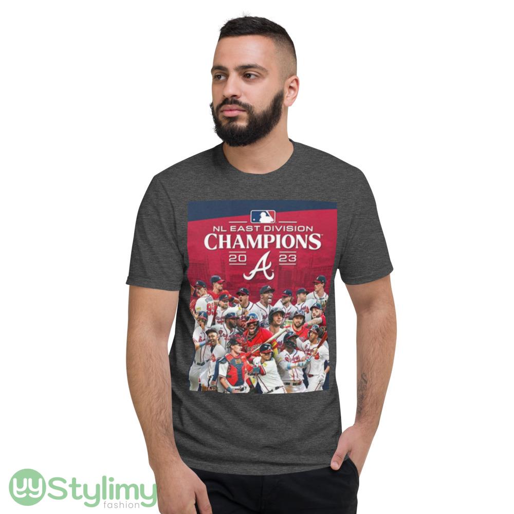 Atlanta Braves Are 2023 NL East Champions For The A T Shirt 3 Atlanta Braves Are 2023 NL East Champions For The A T Shirt - Short Sleeve T-Shirt-1