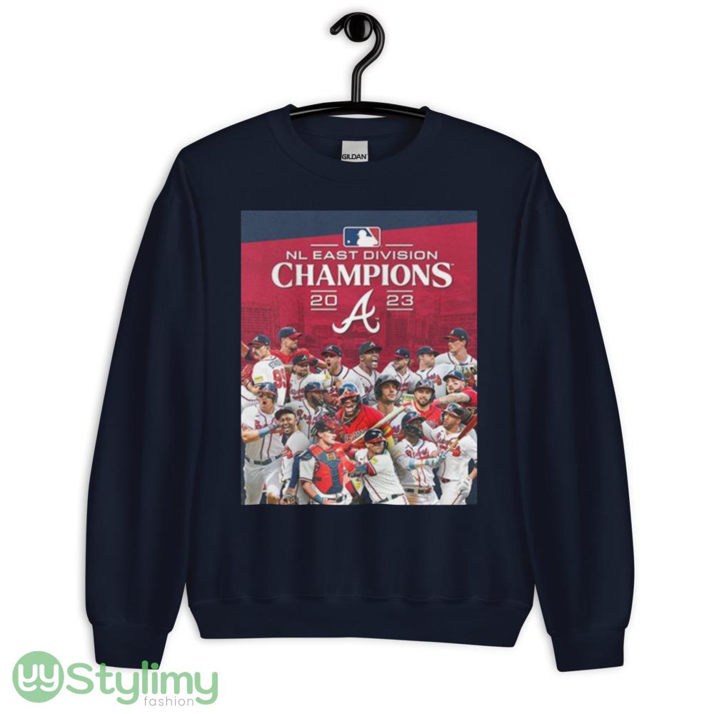 Atlanta Braves Are 2023 NL East Champions For The A T Shirt 5 Atlanta Braves Are 2023 NL East Champions For The A T Shirt - Unisex Crewneck Sweatshirt-1