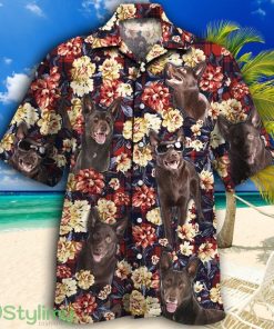Australian Kelpie Dog Lovers Red Plaid Pattern Tropical Hawaiian Shirt Product Photo 1