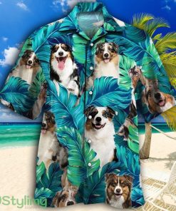 Australian Shepherd Dog Lovers Gift Tropical Hawaiian Shirt Product Photo 1