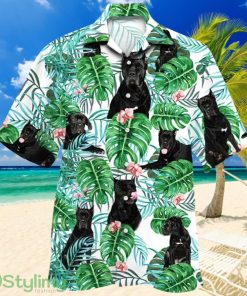 Awesome Black Cane Corso Dog Tropical Plant Hawaiian Shirt Product Photo 1