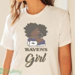 Baltimore Ravens Girl NFL T Shirt - White Sweatshirt