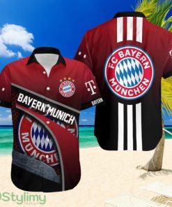 Bayern Munich Dark Red Limited Hawaiian Shirt Men And Women Aloha Shirt Product Photo 1