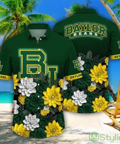 Baylor Bears NCAA2 Flower Pattern Hawaiian Shirt For Fans Product Photo 1