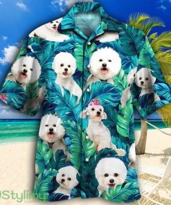 Bichon Frise Dog Lovers Gift Tropical Hawaiian Shirt Product Photo 1
