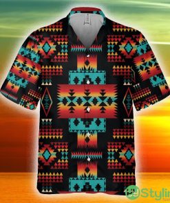 Black Native Tribes Pattern Native American Hawaiian Shirt Gift For Men And Women - Black Native Tribes Pattern Native American Hawaiian Shirt Gift For Men And Women