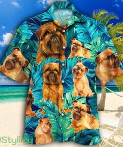 Brussels Griffon Dog Lovers Tropical Hawaiian Shirt Product Photo 1