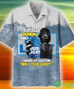 Bud Light Just Keep Drinking Father’s Day Hawaii Shirt Gift For Men And Women - Bud Light Just Keep Drinking Father’s Day Hawaii Shirt Gift For Men And Women