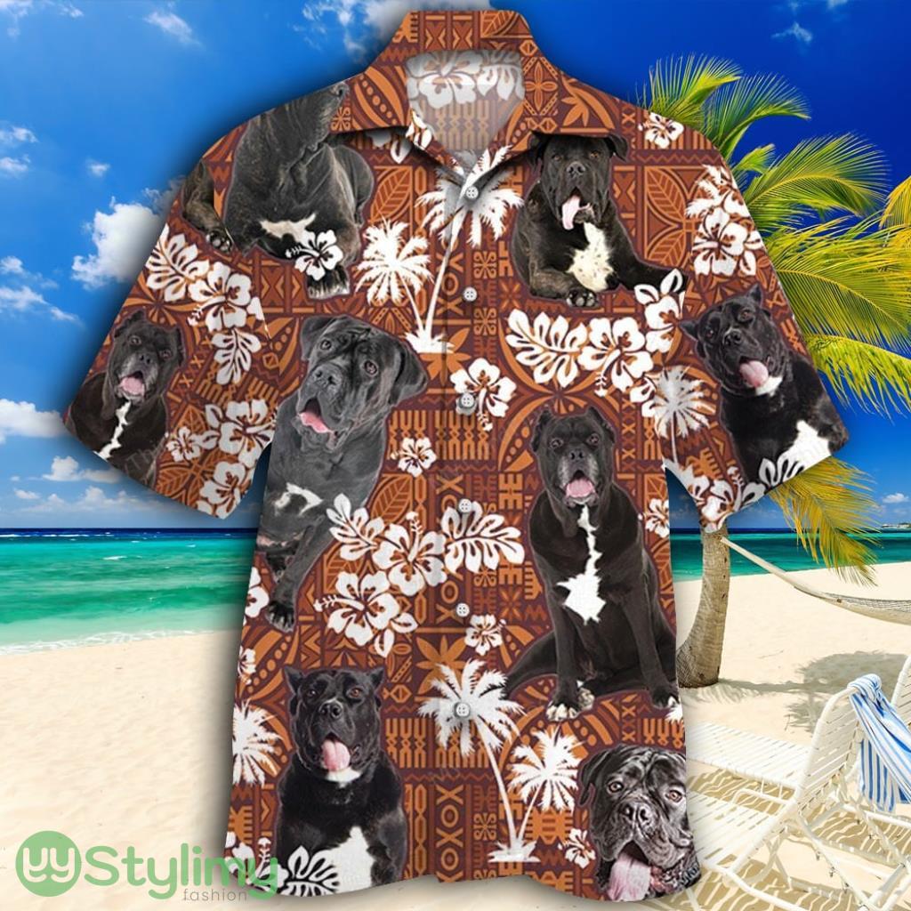Cane Corso Dog Red Tribal Pattern Tropical Hawaiian Shirt 2 Cane Corso Dog Red Tribal Pattern Tropical Hawaiian Shirt Product Photo 1