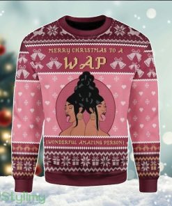 Cardi B Ugly Christmas Sweater Cute Christmas Gift For Family Product Photo 1