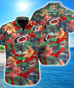 Carolina Hurricanes NHL Custom Name Hawaiian shirt Aloha Summer Gift Product Photo 1