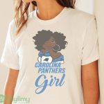 Carolina Panthers Girl NFL T Shirt - White Sweatshirt