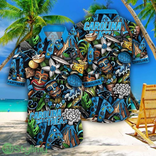 Carolina Panthers NFL Flower Aloha Summer Hawaii Shirts