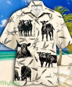 Cattle Farm Lovers Tropical Hawaiian Shirt Product Photo 1