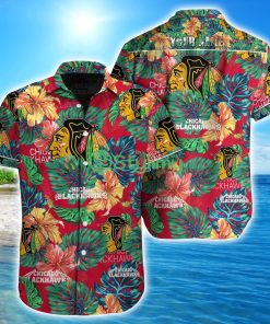 Chicago Blackhawks NHL Custom Name Hawaiian shirt Aloha Summer Gift Product Photo 1
