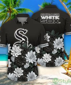 Chicago White Sox MLB Flower Pattern Hawaiian Shirt For Fans Product Photo 1
