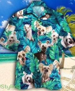 Chinese Crested Dog Lovers Tropical Hawaiian Shirt Product Photo 1