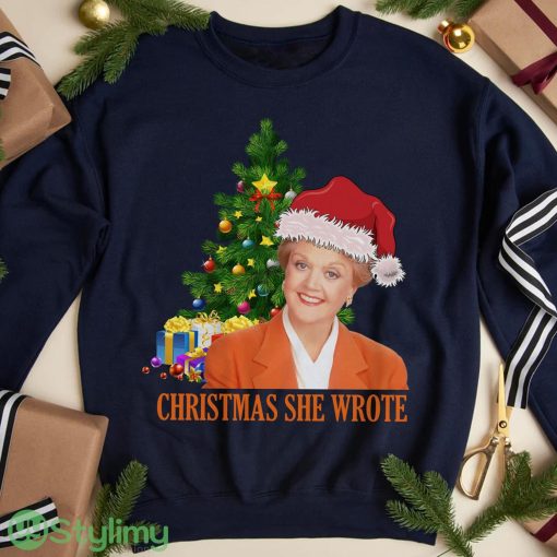 Christmas She Wrote Movie Quotes T-shirt, Jessica Fletcher Lovers Shirt