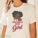 Cincinnati Reds Girl MLB T Shirt - White Sweatshirt