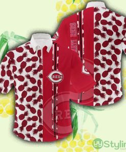 Cincinnati Reds Pineapple MLB Hawaiian Shirt For Men And Women Gift For Fans - Cincinnati Reds Pineapple MLB Hawaiian Shirt For Men And Women Gift For Fans