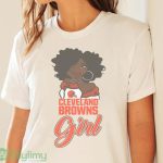 Cleveland Browns Girl NFL T Shirt - White Sweatshirt