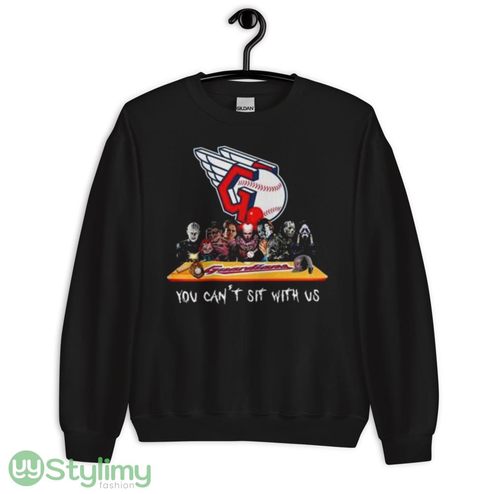 Cleveland Guardians horror movie characters you can’t sit with us shirt 6 Cleveland Guardians horror movie characters you can’t sit with us shirt - Unisex Crewneck Sweatshirt