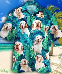 Clumber Spaniel Dog Lovers Tropical Hawaiian Shirt Product Photo 1