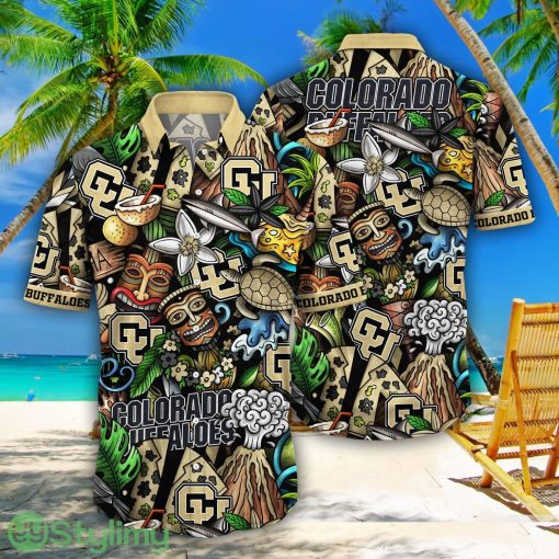 Colorado Buffaloes NCAA3 Flower Aloha Summer Hawaii Shirts