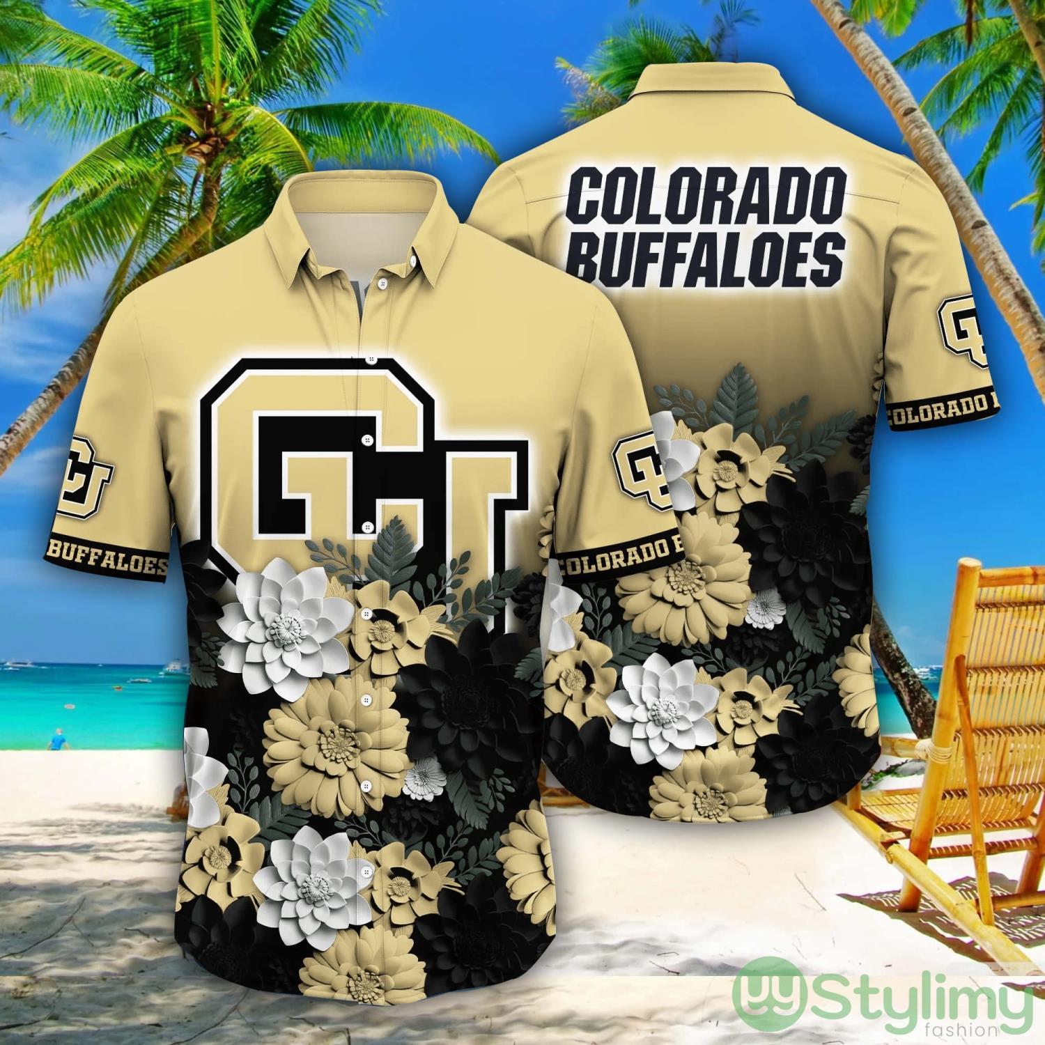 Colorado Buffaloes NCAA3 Flower Pattern Hawaiian Shirt For Fans 2 Colorado Buffaloes NCAA3 Flower Pattern Hawaiian Shirt For Fans Product Photo 1