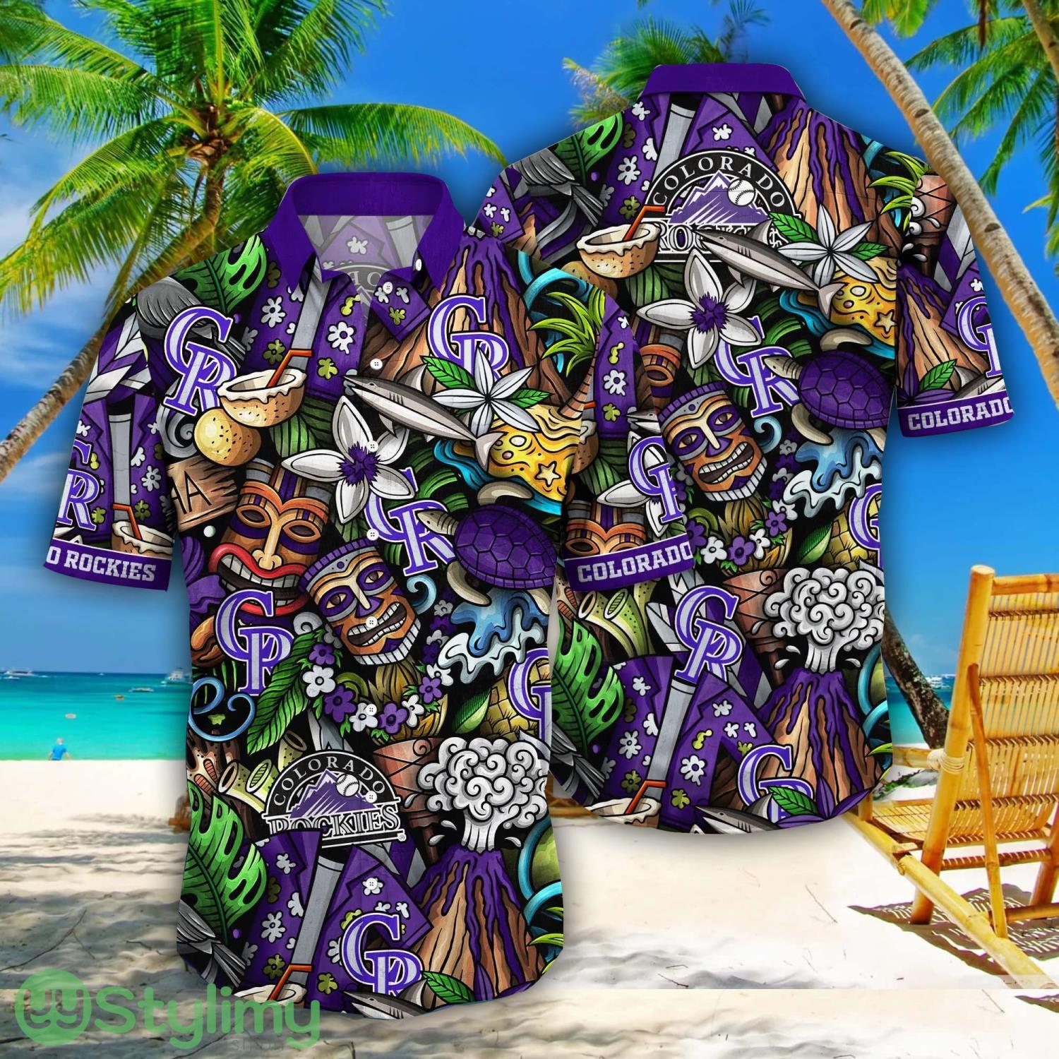 Colorado Rockies MLB Flower Aloha Summer Hawaii Shirts 1 Colorado Rockies MLB Flower Aloha Summer Hawaii Shirts Product Photo 1
