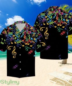 Colorful Music Notes Hawaiian Shirt Summer Gift For Men And Women Product Photo 1