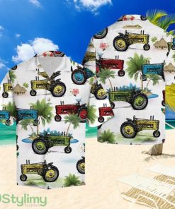 Colorful Tractor Hawaiian Shirt Summer Gift For Men And Women Product Photo 1