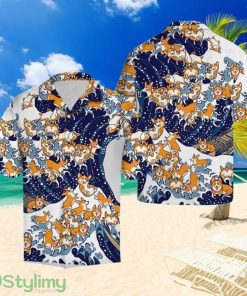 Corgi Waves Hawaiian Shirt Summer Gift For Men And Women Product Photo 1