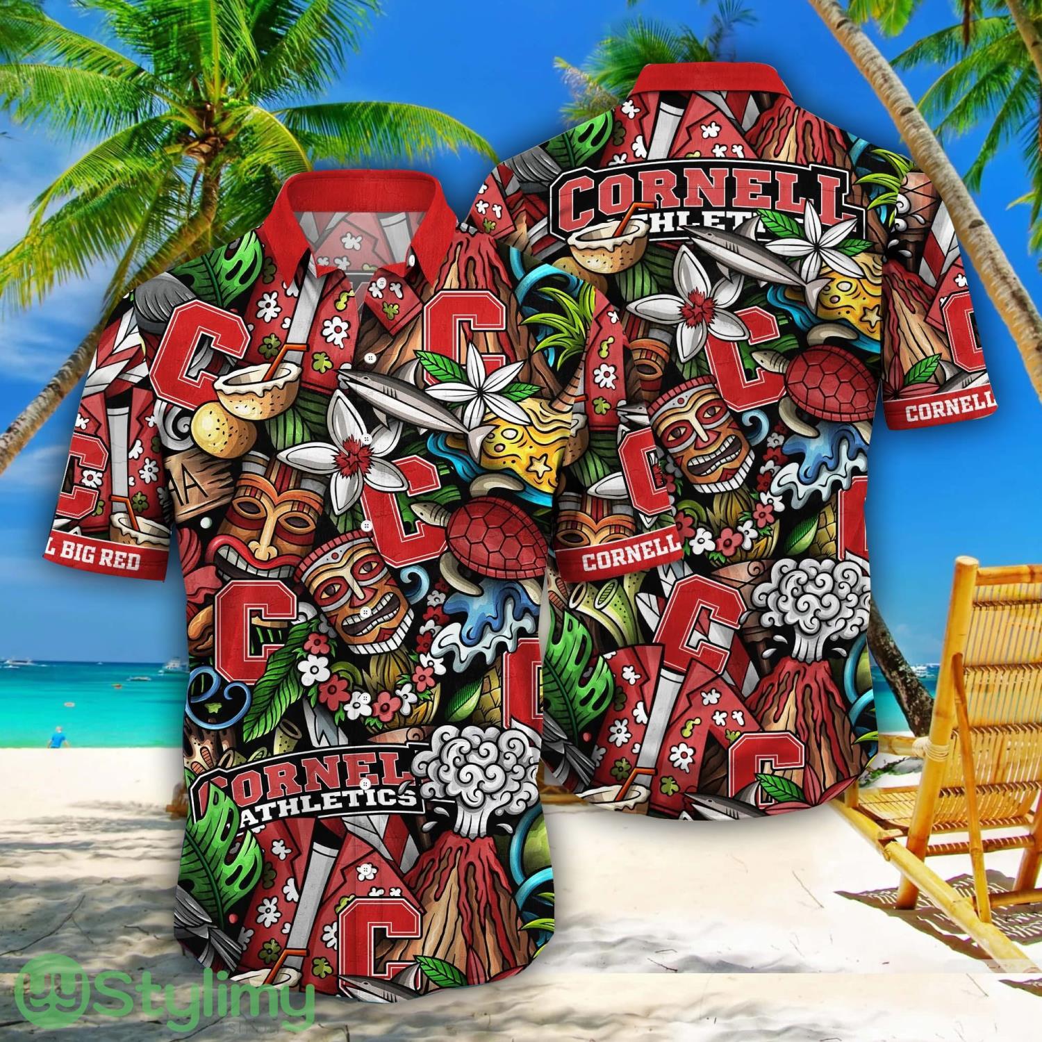 Cornell Big Red NCAA3 Flower Aloha Summer Hawaii Shirts 1 Cornell Big Red NCAA3 Flower Aloha Summer Hawaii Shirts Product Photo 1