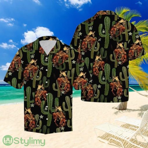 Cowboy Cactus Hawaiian Shirt Summer Gift For Men And Women Product Photo 1