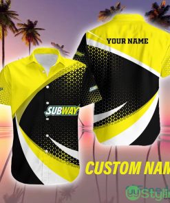 Custom Name subway Brand Aloha Unisex Hawaiian Shirt AOP Gift Fans - Custom Name subway Brand Aloha Unisex Hawaiian Shirt AOP Gift Fans