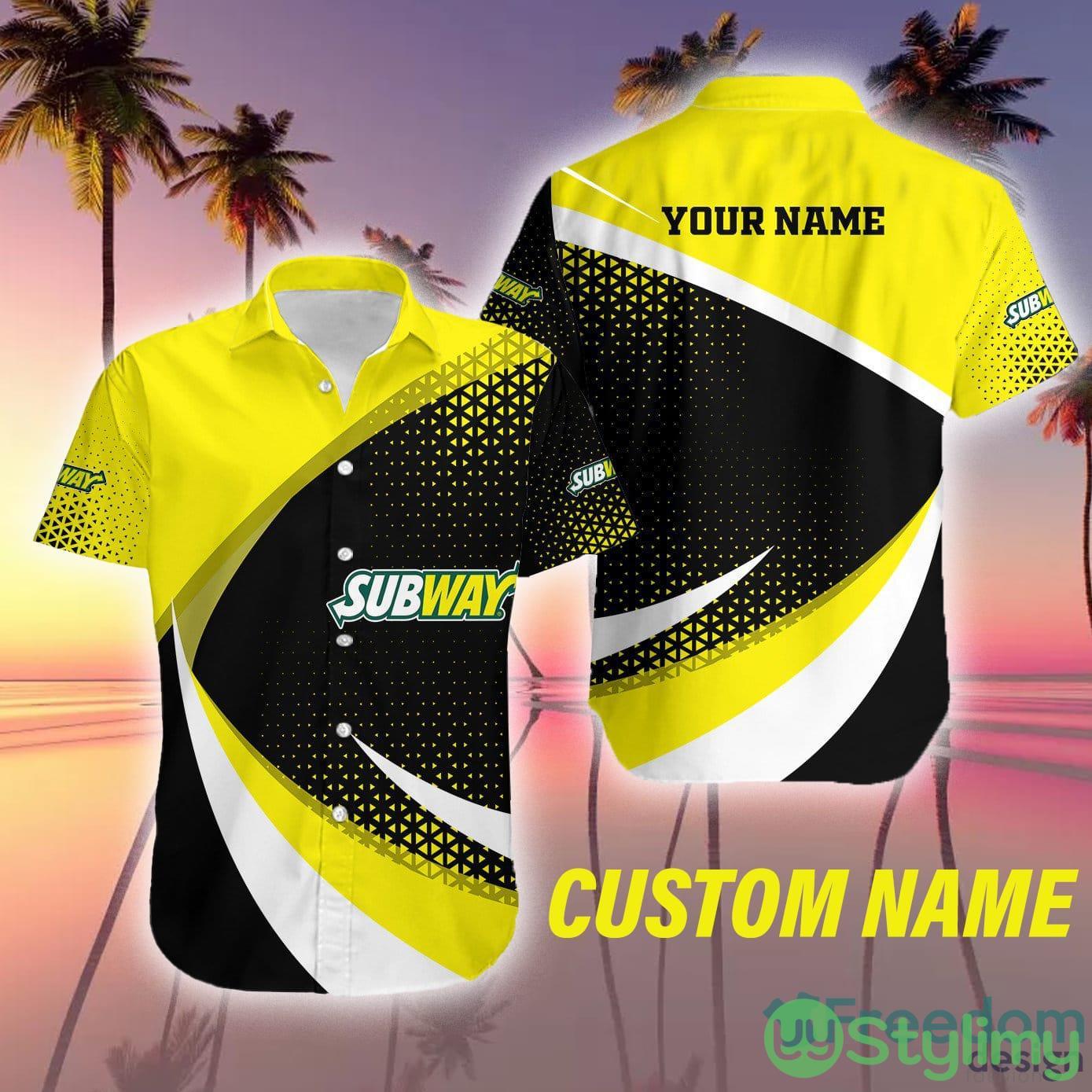 Custom Name subway Brand Aloha Unisex Hawaiian Shirt AOP Gift Fans 2 Custom Name subway Brand Aloha Unisex Hawaiian Shirt AOP Gift Fans - Custom Name subway Brand Aloha Unisex Hawaiian Shirt AOP Gift Fans