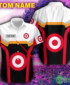 Custom Name target Logo Contemporary 3D Hawaiian Shirt Gift For Men Women - Custom Name target Logo Contemporary 3D Hawaiian Shirt Gift For Men Women