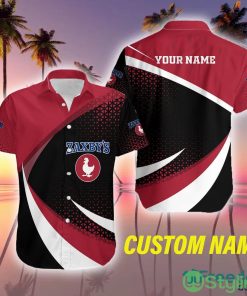 Custom Name ZAXBY'S Logo Palm 3D Hawaiian Shirt Gift For Men Women - Custom Name ZAXBY'S Logo Palm 3D Hawaiian Shirt Gift For Men Women