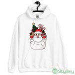 Cute Pocket Santa Shirt 8 Cute Pocket Santa Shirt - White Ladies Tank Top
