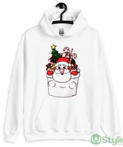 Cute Pocket Santa Shirt - 18500 Unisex Heavy Blend Hooded Sweatshirt-1