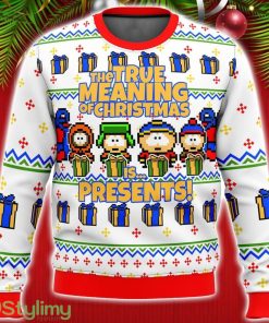 Cute Xmas Ugly Sweater South Park Presents Ugly Christmas Sweater Unisex Christmas Gift Product Photo 1