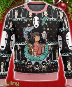 Cute Xmas Ugly Sweater SPIRITED AWAY Avatar Ugly Christmas Sweater Unisex Christmas Gift Product Photo 1
