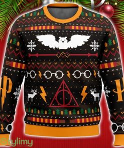 Cute Xmas Ugly Sweater The Sweater That Lived Harry Potter Ugly Christmas Sweater Unisex Christmas Gift Product Photo 1