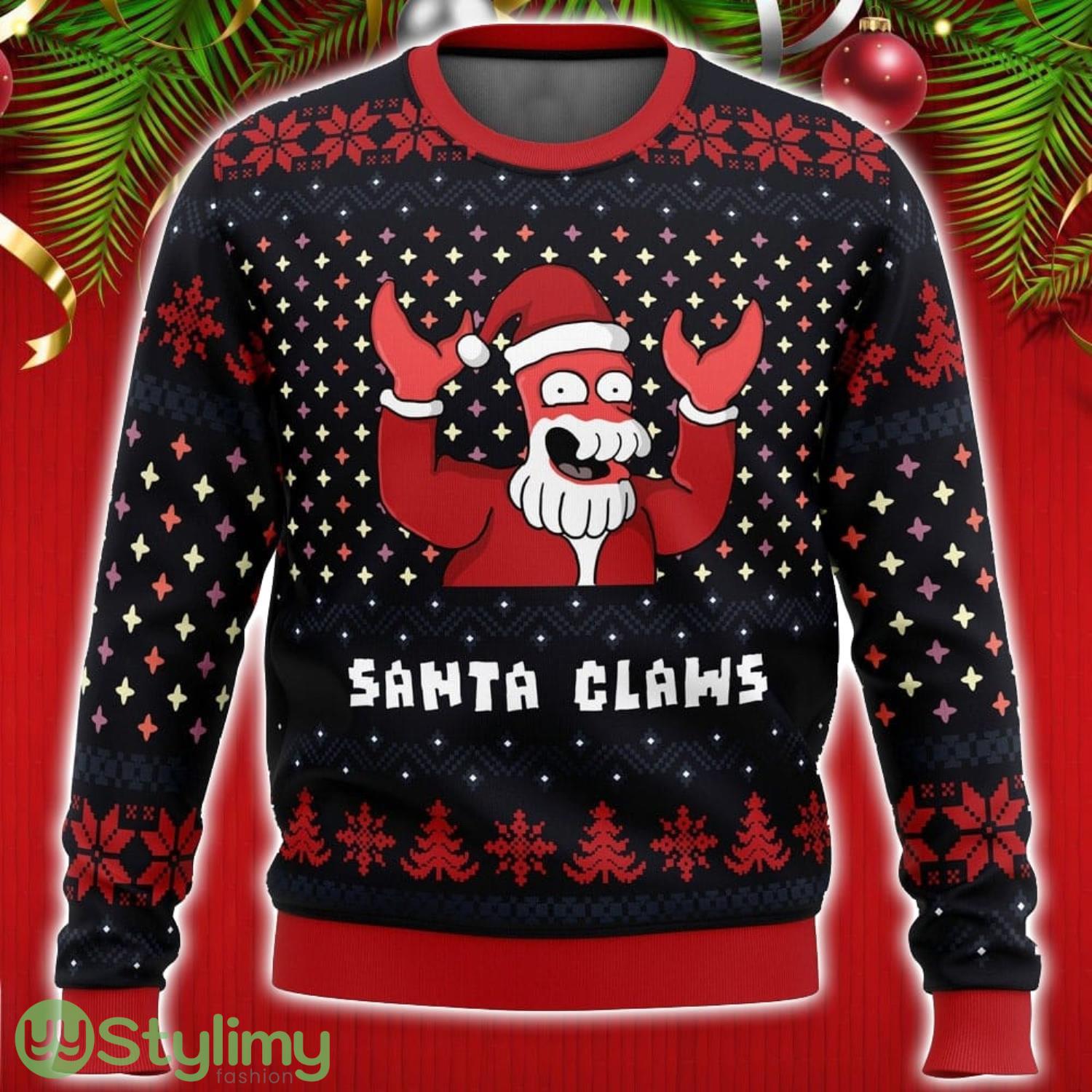 Cute Xmas Ugly Sweater Xmas Ugly sweater Santa Claws Zoidberg Futurama Ugly Christmas Sweater Unisex Christmas Gift 3 Cute Xmas Ugly Sweater Xmas Ugly sweater Santa Claws Zoidberg Futurama Ugly Christmas Sweater Unisex Christmas Gift Product Photo 1