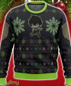 Cute Xmas Ugly Sweater Yuno Black Clover Ugly Christmas Sweater Unisex Christmas Gift Product Photo 1